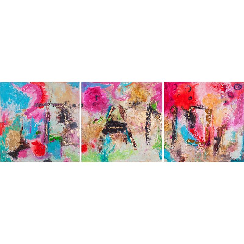 Te Amo - original abstract painting by Ivan Guaderrama