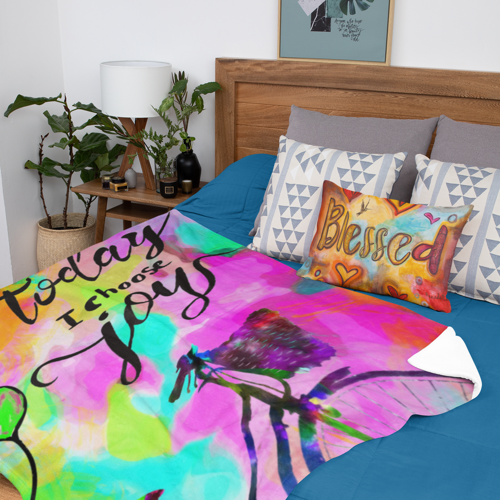 Today I Choose Joy Minky Blankets - ivanguaderramaonlinestores