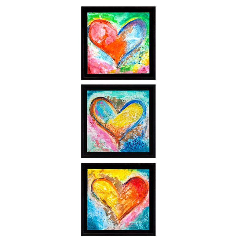 WONDERFUL canvas print in room setting - heart painting by Ivan Guaderrama