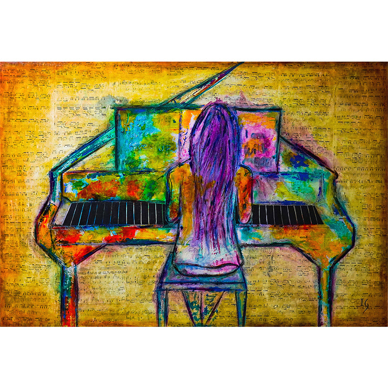 EVERLAST MELODY - original painting by Ivan Guaderrama