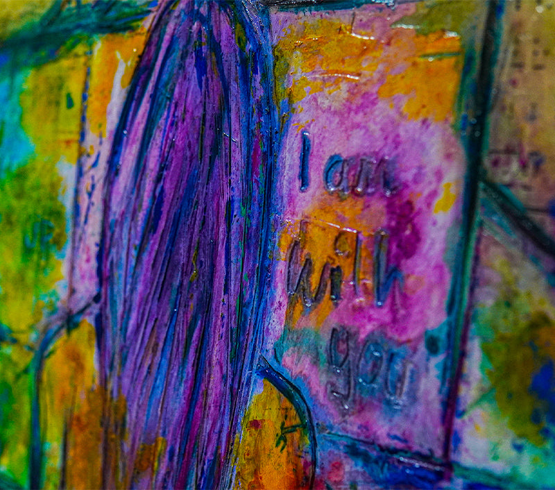 EVERLAST MELODY artwork detail - original painting wall art