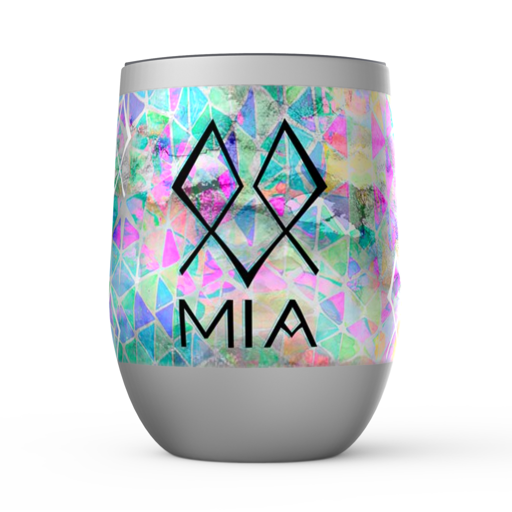 Mia Stemless Wine Tumblers - christian inspirational tumbler by Ivan Guaderrama