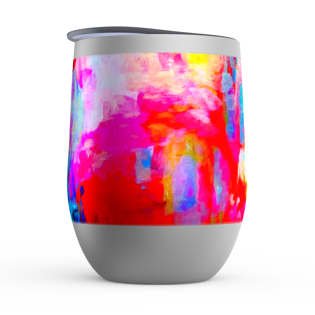 Special Friend Stemless Wine Tumblers canvas print in room setting - christian tumbler by Ivan Guaderrama