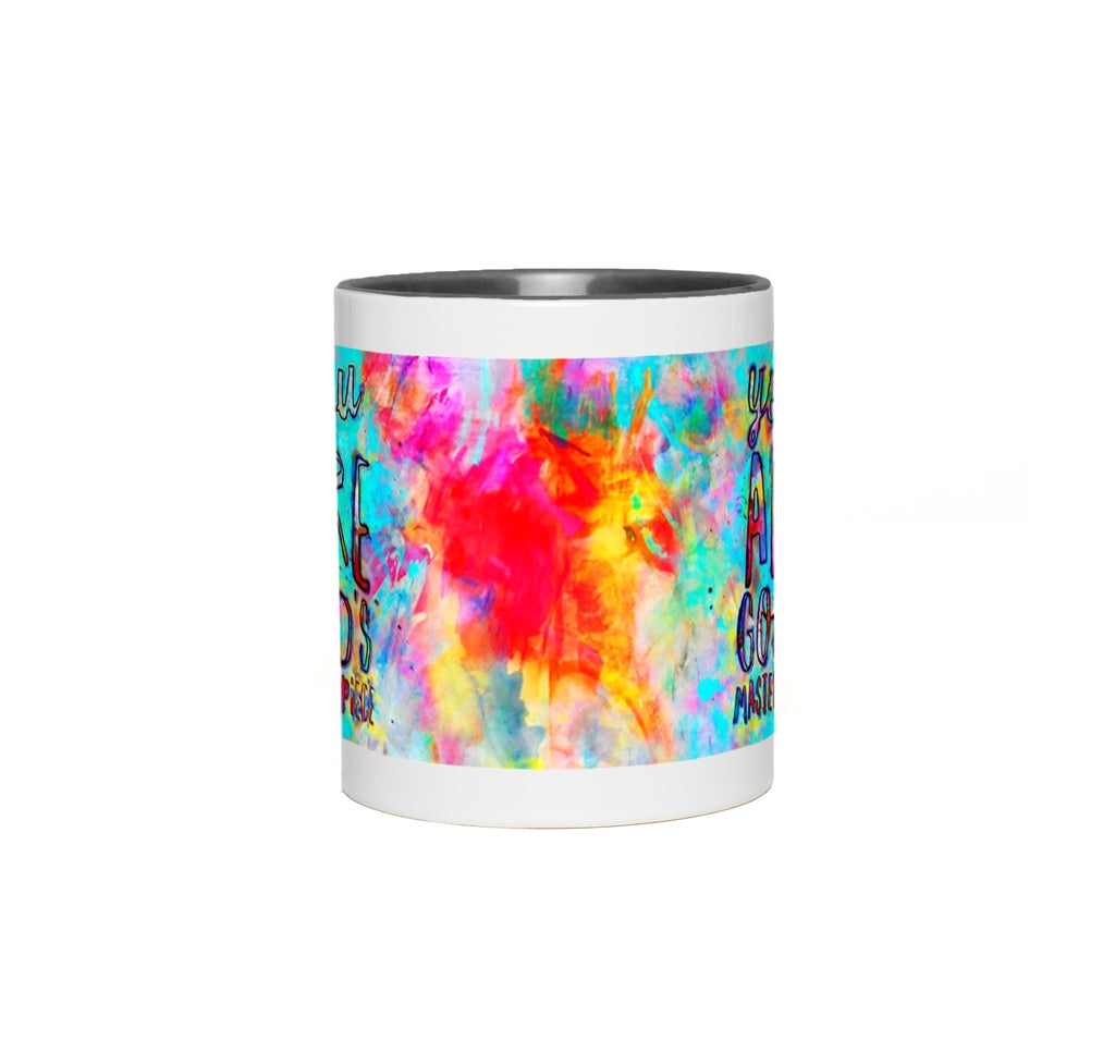 You are God's Masterpiece Interactive Mug canvas print in room setting - interactive art by Ivan Guaderrama
