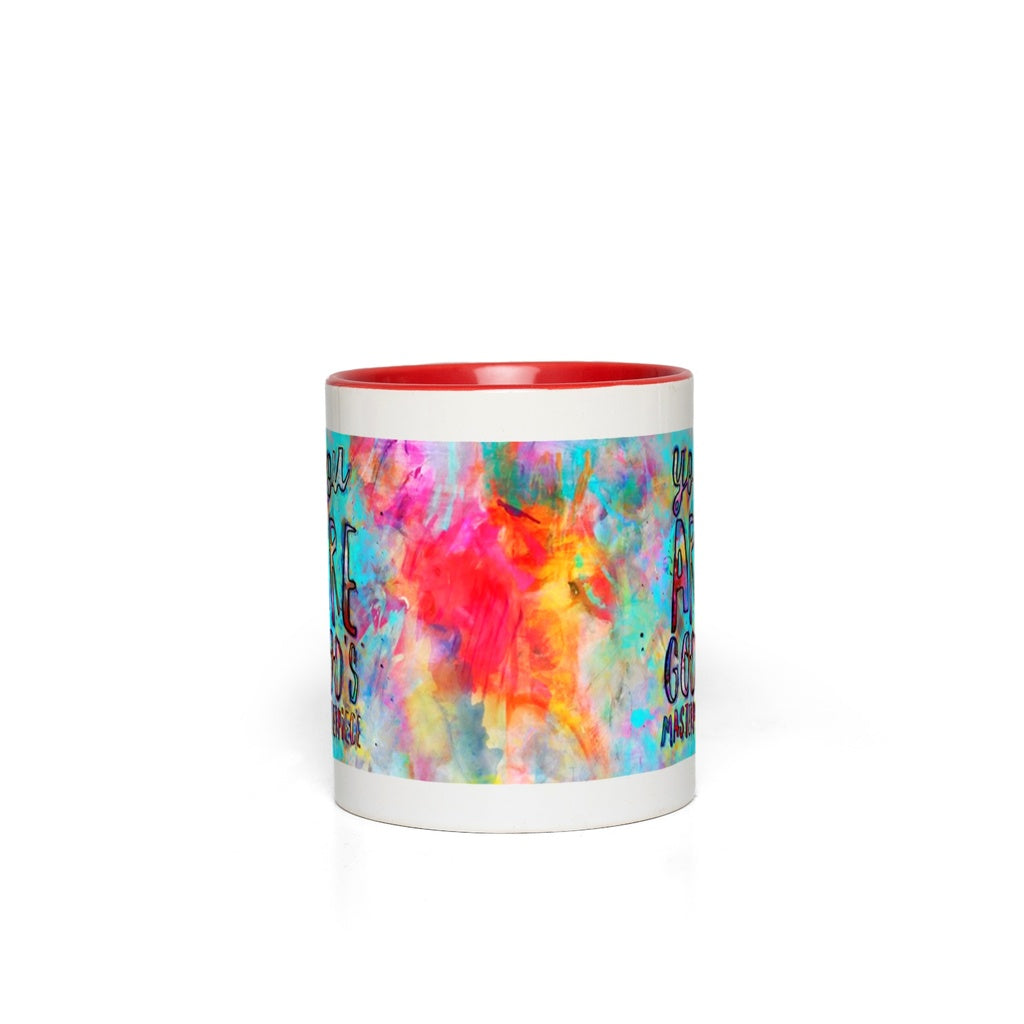 You are God's Masterpiece Interactive Mug canvas print in room setting - interactive art by Ivan Guaderrama