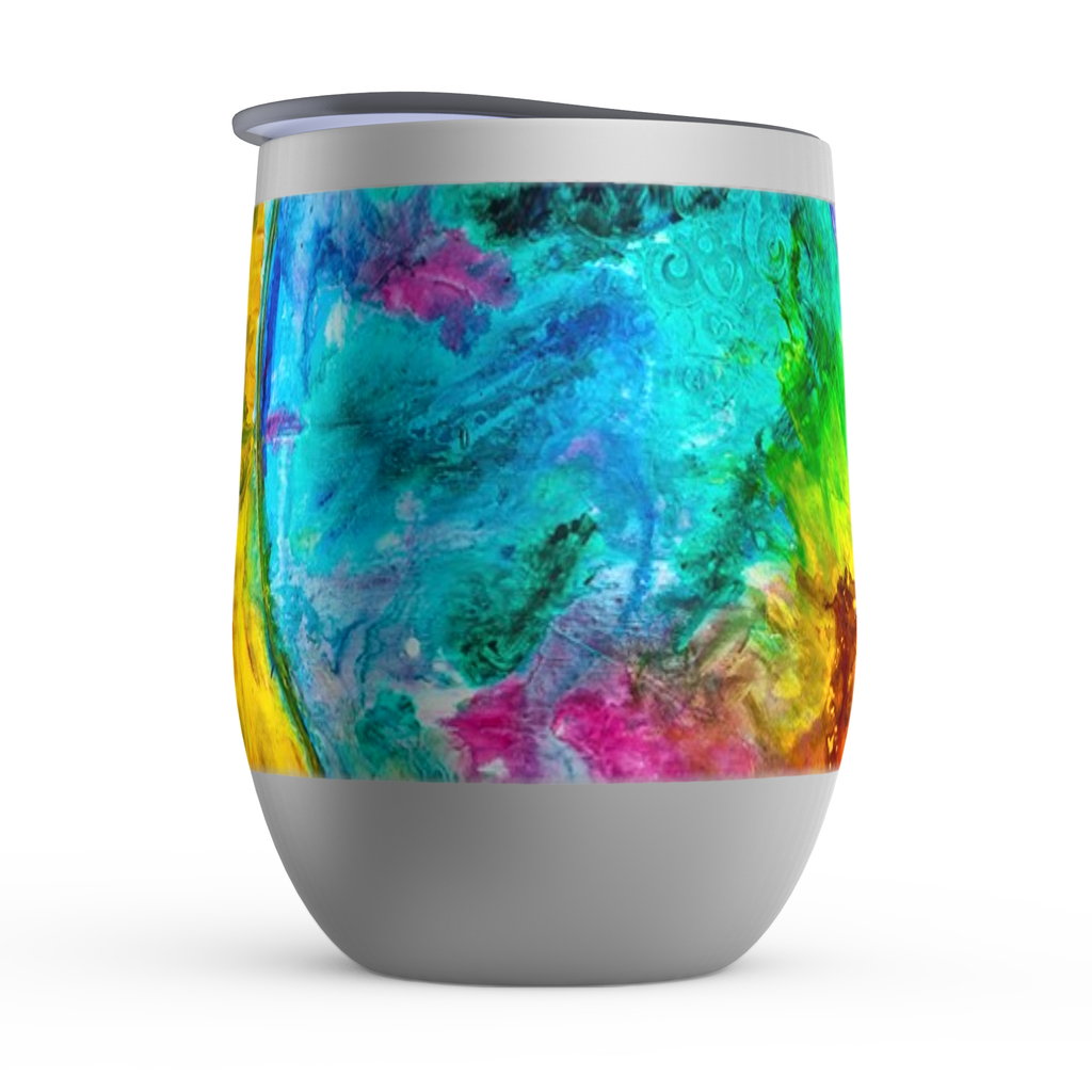 Where You Go I'll Go Stemless Wine Tumblers - christian inspirational tumbler by Ivan Guaderrama