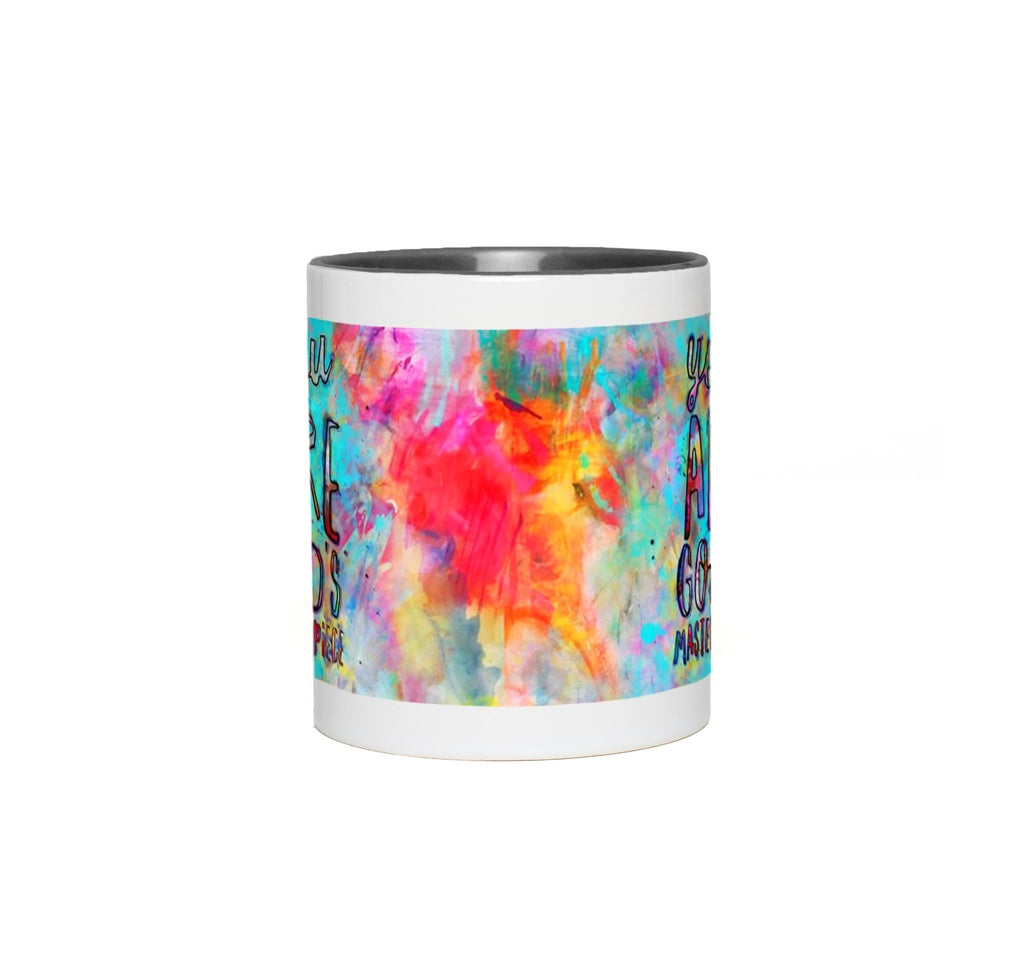 You are God's Masterpiece Interactive Mug canvas print in room setting - interactive art by Ivan Guaderrama